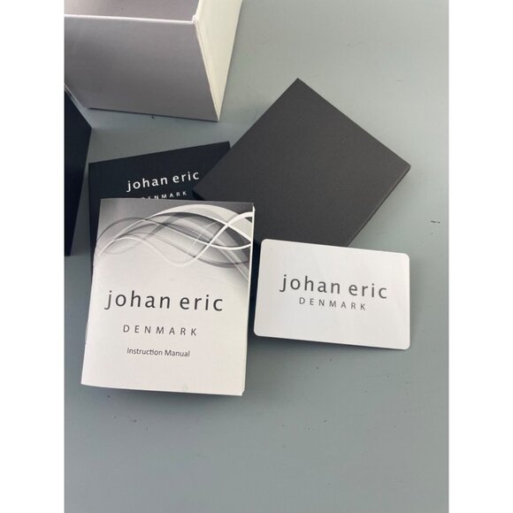 New Johan Eric Ladies ARHUS Watch MOP Silver Tone Mesh Band Swarovski Crystals - Picture 6 of 8